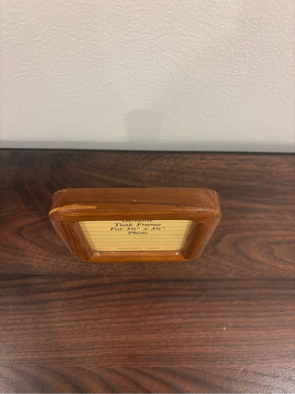 Handcrafted Genuine Teak Square Frame from Thailand